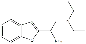 [2-amino-2-(1-benzofuran-2-yl)ethyl]diethylamine Struktur