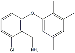 [2-chloro-6-(2,3,5-trimethylphenoxy)phenyl]methanamine Structure