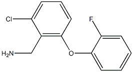 [2-chloro-6-(2-fluorophenoxy)phenyl]methanamine