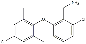 [2-chloro-6-(4-chloro-2,6-dimethylphenoxy)phenyl]methanamine|