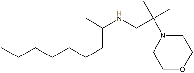 [2-methyl-2-(morpholin-4-yl)propyl](nonan-2-yl)amine,,结构式