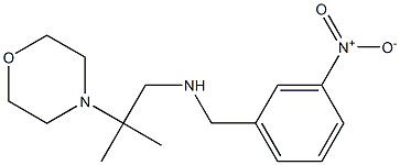 [2-methyl-2-(morpholin-4-yl)propyl][(3-nitrophenyl)methyl]amine Structure