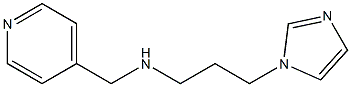 [3-(1H-imidazol-1-yl)propyl](pyridin-4-ylmethyl)amine 化学構造式
