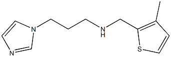 [3-(1H-imidazol-1-yl)propyl][(3-methylthiophen-2-yl)methyl]amine Struktur