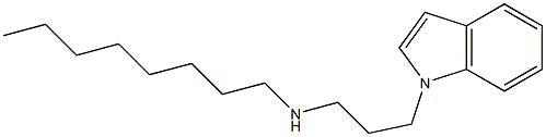 [3-(1H-indol-1-yl)propyl](octyl)amine,,结构式