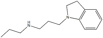 [3-(2,3-dihydro-1H-indol-1-yl)propyl](propyl)amine Struktur
