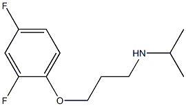 [3-(2,4-difluorophenoxy)propyl](propan-2-yl)amine Structure