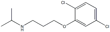 [3-(2,5-dichlorophenoxy)propyl](propan-2-yl)amine Structure