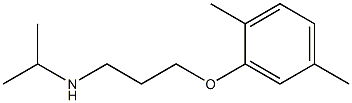 [3-(2,5-dimethylphenoxy)propyl](propan-2-yl)amine Structure