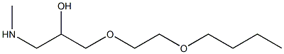 [3-(2-butoxyethoxy)-2-hydroxypropyl](methyl)amine 化学構造式