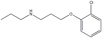 [3-(2-chlorophenoxy)propyl](propyl)amine Structure