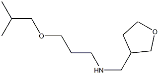 [3-(2-methylpropoxy)propyl](oxolan-3-ylmethyl)amine Structure