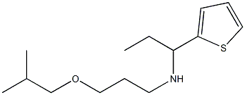 [3-(2-methylpropoxy)propyl][1-(thiophen-2-yl)propyl]amine 化学構造式