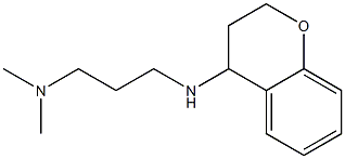 [3-(3,4-dihydro-2H-1-benzopyran-4-ylamino)propyl]dimethylamine,,结构式