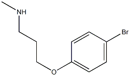 [3-(4-bromophenoxy)propyl](methyl)amine Structure