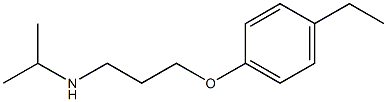 [3-(4-ethylphenoxy)propyl](propan-2-yl)amine 结构式