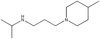 [3-(4-methylpiperidin-1-yl)propyl](propan-2-yl)amine,,结构式