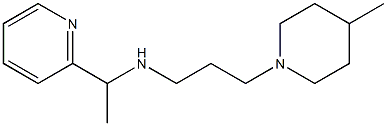 [3-(4-methylpiperidin-1-yl)propyl][1-(pyridin-2-yl)ethyl]amine