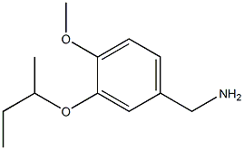 [3-(butan-2-yloxy)-4-methoxyphenyl]methanamine,,结构式