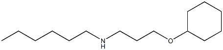 [3-(cyclohexyloxy)propyl](hexyl)amine Struktur