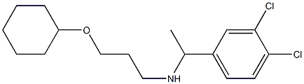 [3-(cyclohexyloxy)propyl][1-(3,4-dichlorophenyl)ethyl]amine Struktur