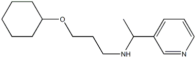 [3-(cyclohexyloxy)propyl][1-(pyridin-3-yl)ethyl]amine Structure