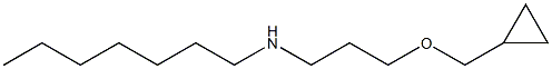[3-(cyclopropylmethoxy)propyl](heptyl)amine,,结构式