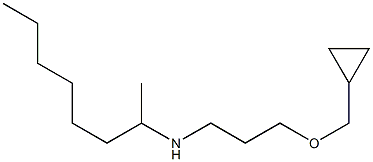 [3-(cyclopropylmethoxy)propyl](octan-2-yl)amine Structure