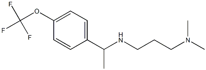 [3-(dimethylamino)propyl]({1-[4-(trifluoromethoxy)phenyl]ethyl})amine|