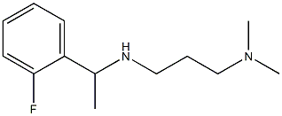 [3-(dimethylamino)propyl][1-(2-fluorophenyl)ethyl]amine Structure