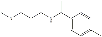 [3-(dimethylamino)propyl][1-(4-methylphenyl)ethyl]amine Struktur