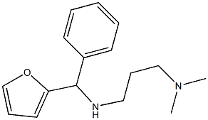 [3-(dimethylamino)propyl][furan-2-yl(phenyl)methyl]amine Structure