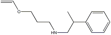 [3-(ethenyloxy)propyl](2-phenylpropyl)amine,,结构式