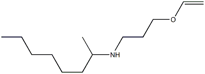 [3-(ethenyloxy)propyl](octan-2-yl)amine 结构式