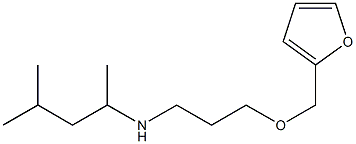 [3-(furan-2-ylmethoxy)propyl](4-methylpentan-2-yl)amine 化学構造式