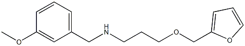 [3-(furan-2-ylmethoxy)propyl][(3-methoxyphenyl)methyl]amine Structure