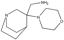 [3-(morpholin-4-yl)-1-azabicyclo[2.2.2]octan-3-yl]methanamine|