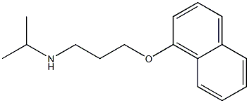 [3-(naphthalen-1-yloxy)propyl](propan-2-yl)amine Struktur