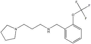 [3-(pyrrolidin-1-yl)propyl]({[2-(trifluoromethoxy)phenyl]methyl})amine|