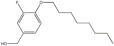 [3-fluoro-4-(octyloxy)phenyl]methanol Struktur