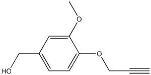 [3-methoxy-4-(prop-2-yn-1-yloxy)phenyl]methanol Struktur