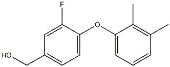 [4-(2,3-dimethylphenoxy)-3-fluorophenyl]methanol Structure