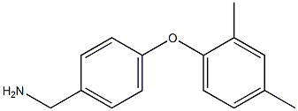 [4-(2,4-dimethylphenoxy)phenyl]methanamine,,结构式