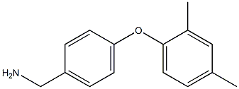 [4-(2,4-dimethylphenoxy)phenyl]methanamine 结构式