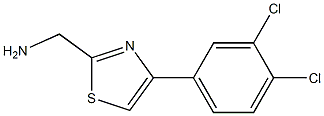 [4-(3,4-dichlorophenyl)-1,3-thiazol-2-yl]methanamine Struktur