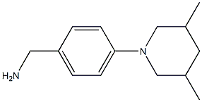 [4-(3,5-dimethylpiperidin-1-yl)phenyl]methanamine