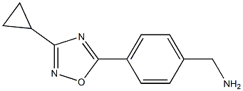  [4-(3-cyclopropyl-1,2,4-oxadiazol-5-yl)phenyl]methanamine