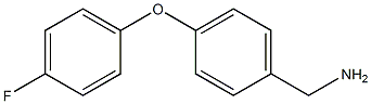 [4-(4-fluorophenoxy)phenyl]methanamine Structure