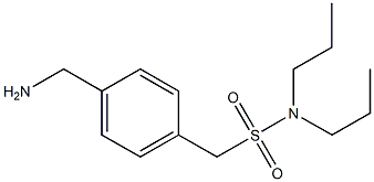 [4-(aminomethyl)phenyl]-N,N-dipropylmethanesulfonamide Structure