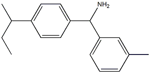 [4-(butan-2-yl)phenyl](3-methylphenyl)methanamine